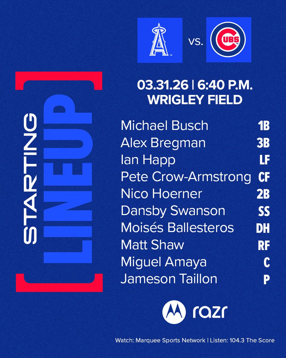 Chicago Cubs tweet media