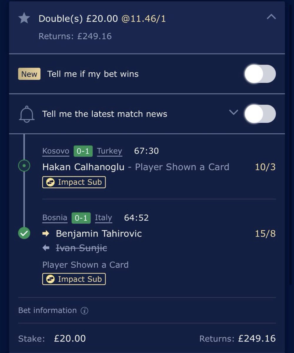 TheFoulzFactory's tweet photo. BOOM😍🟨 ✅ 

First night in the VIP 2/2 📈

10/3 tipped at 1.25U ✅ 
11.5/1 tipped at 0.5 U ✅ 

Few more spots left 👇

https://t.co/XlQHm6ThoA https://t.co/GBeCfVn3hf