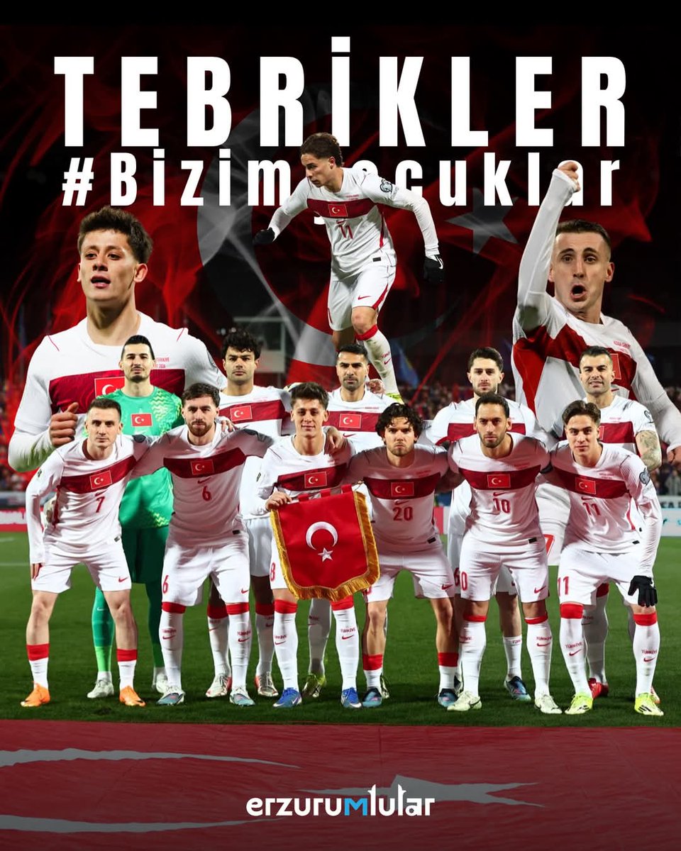 mcapadag's tweet photo. #BizimÇocuklar 
#millitakım 
Yürekten tebrikler! https://t.co/cGb0TfeKpE