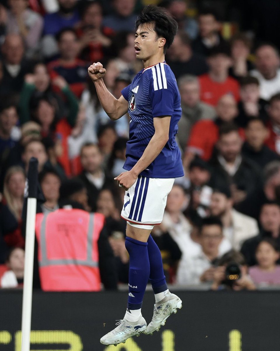 OfficialBHAFC's tweet image. Kaoru fires Japan to a 1-0 victory against 🏴󠁧󠁢󠁥󠁮󠁧󠁿 at Wembley! 🤩👏