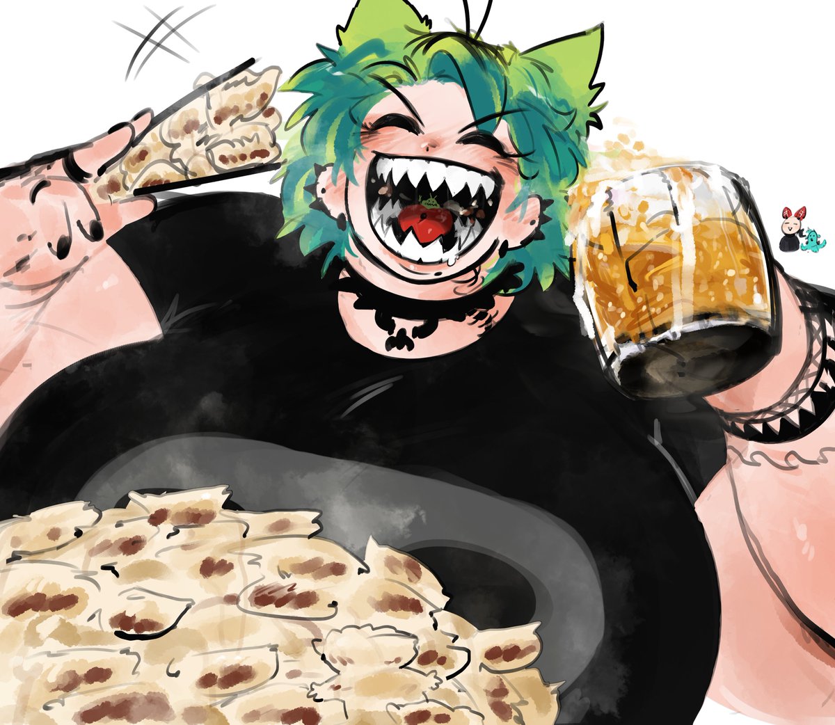 𝗥𝗢𝗔𝗖𝗛✰ Big Borgir 🍔(Comm OPEN/DM) tweet media