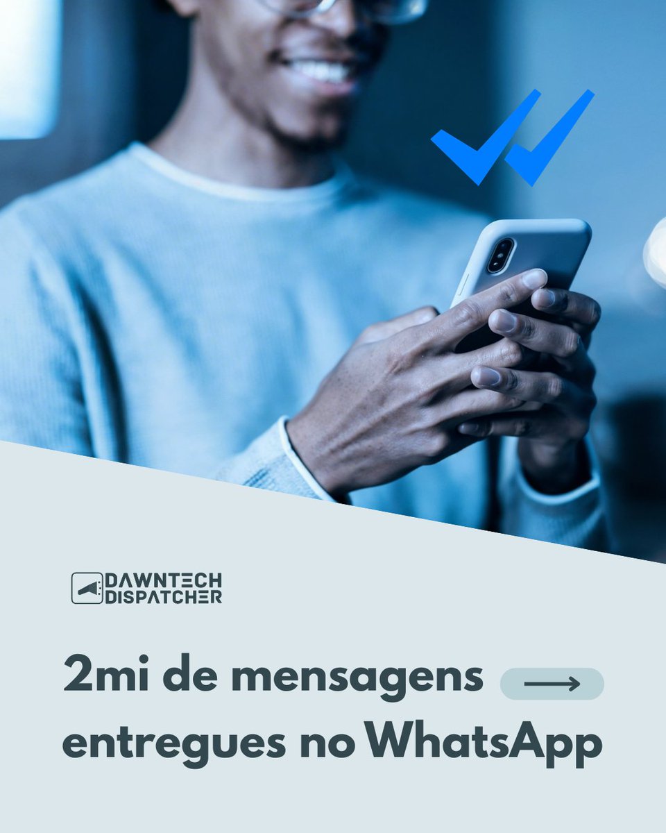 dawntech_dev's tweet photo. Escalar comunicação no WhatsApp exige mais do que enviar mensagens.

Empresas que dependem desse canal para campanhas, notificações e jornadas de atendimento precisam garantir que as mensagens sejam entregues, acompanhadas e analisadas com confiabilidade.

O Dawntech Dispatcher foi criado para resolver exatamente esse desafio: transformar disparos massivos em uma operação monitorável. Com ele, é possível enviar mensagens para grandes volumes de usuários e acompanhar métricas como entrega e confirmação de leitura em tempo real.

Em projetos como o da Gringo, essa estrutura já permitiu monitorar mais de 2 milhões de mensagens em uma mesma campanha, trazendo visibilidade real sobre o alcance das comunicações enviadas no WhatsApp.

Se sua operação precisa escalar comunicação com controle e previsibilidade, vale conhecer o Dispatcher.

#Dawntech #BlipPartner #Dispatcher #Automacao #WhatsAppMarketing #MensagensEmMassa #Inovacao