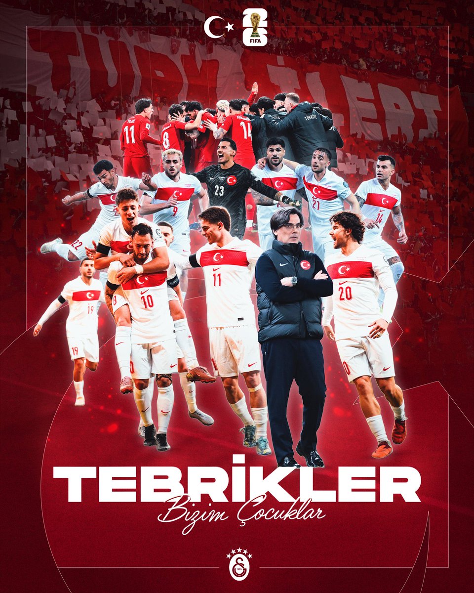 msimsek027's tweet photo. 🇹🇷 2026 FIFA DÜNYA KUPASI’NDAYIZ! ❤️🤍

Tebrikler #BizimÇocuklar, sizinle gurur duyuyoruz! 👏

#MilliMaç 
#millitakım 
#TürkiyeHızlanıyor 
#Türkiye https://t.co/yBn9JdZ1KD