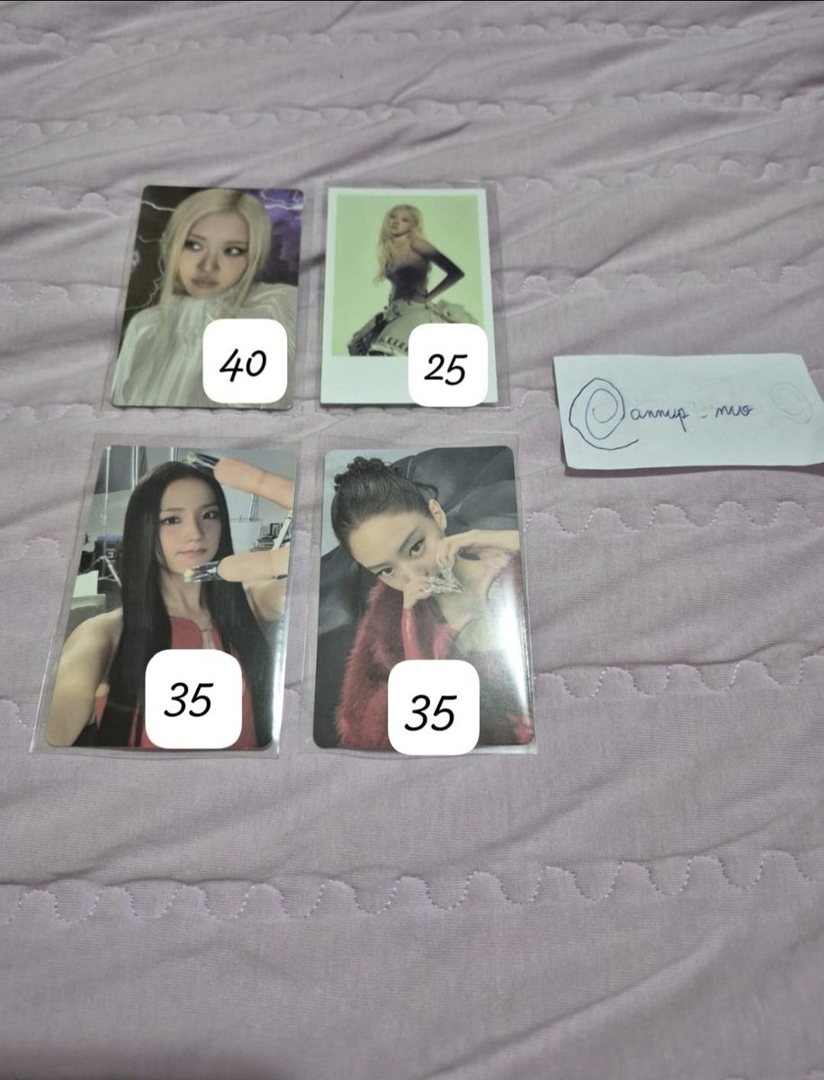Venda/Vendo Blackpink Deadline
•Valores na imagem + frete
•Mando fotos e vídeos no pv
•Possuo feddbacks positivos em @/anniep_nw
•Meu prazo de envio é de 2~3 semanas