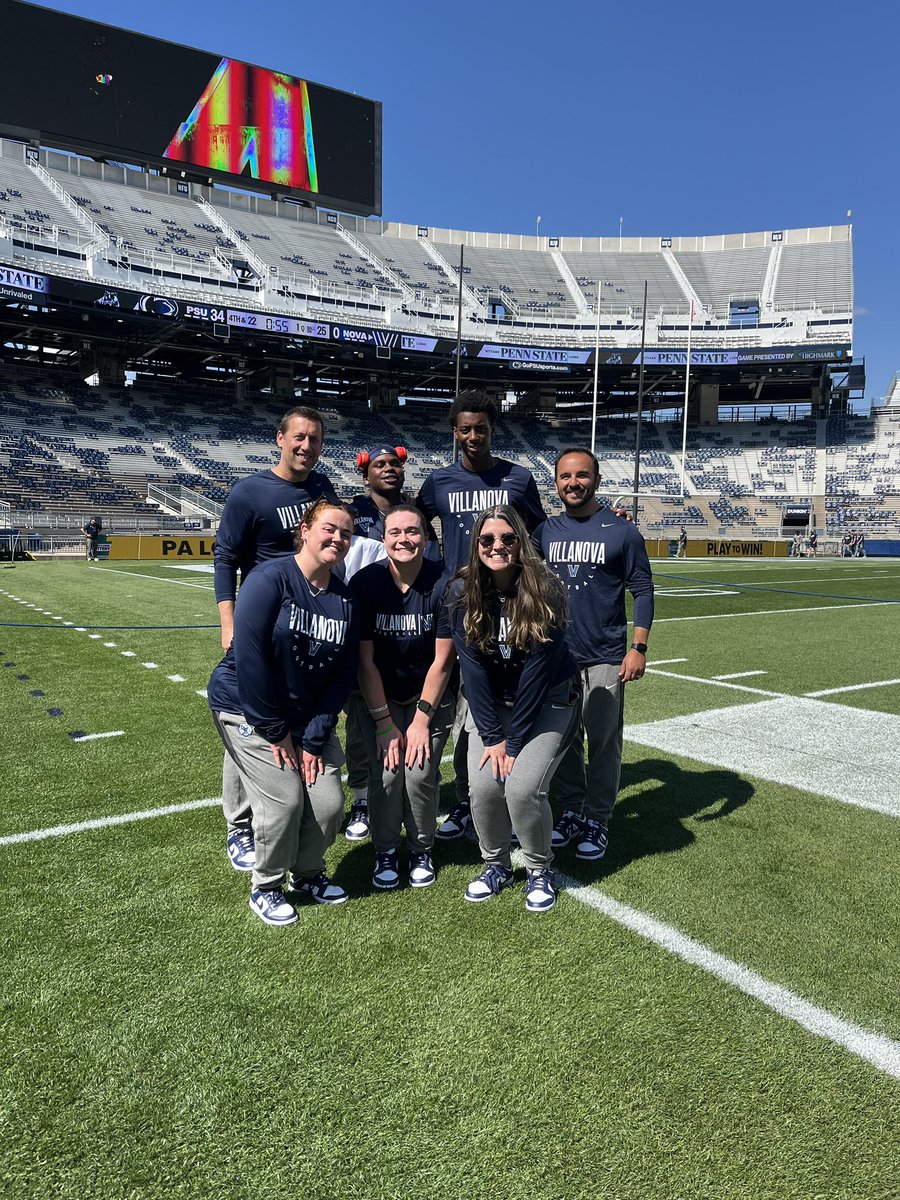 NovaFootball's tweet photo. As National Athletic Training Month closes, we want to thank our whole football athletic training staff for all of their hard work, and keeping us healthy and safe all season long 💪

#TTR https://t.co/6ov3VsjfFq