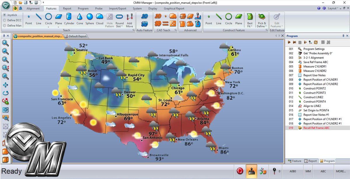 CMMManager's tweet photo. After years of confusion between metrology and meteorology, we’ve decided… why not both?

Introducing our newest breakthrough: QxSoft WeatherPro™ 🌦️

…Alright, maybe we’ll stick to metrology. 😄
Happy April Fools’ Day from all of us at QxSoft! https://t.co/TPUL2an9A4