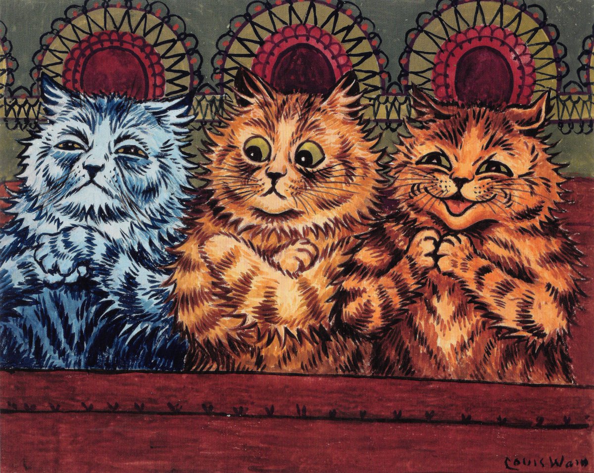 Louis Wain Bot tweet media