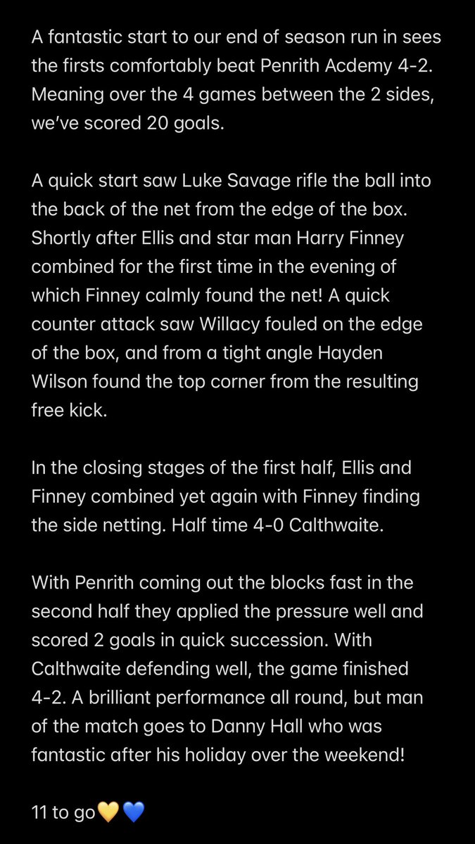 Calthwaite JFC Mens tweet media