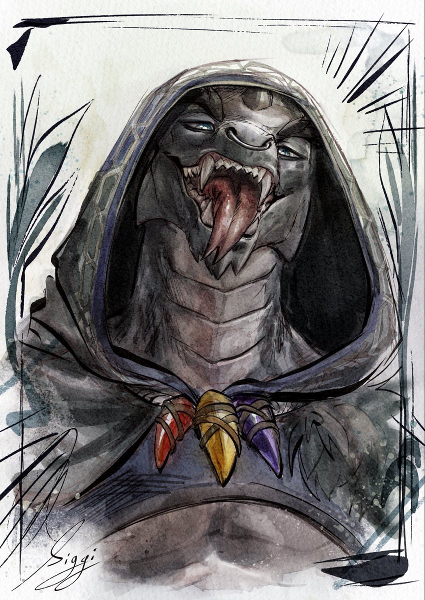 Watercolour style Ko-fi comm