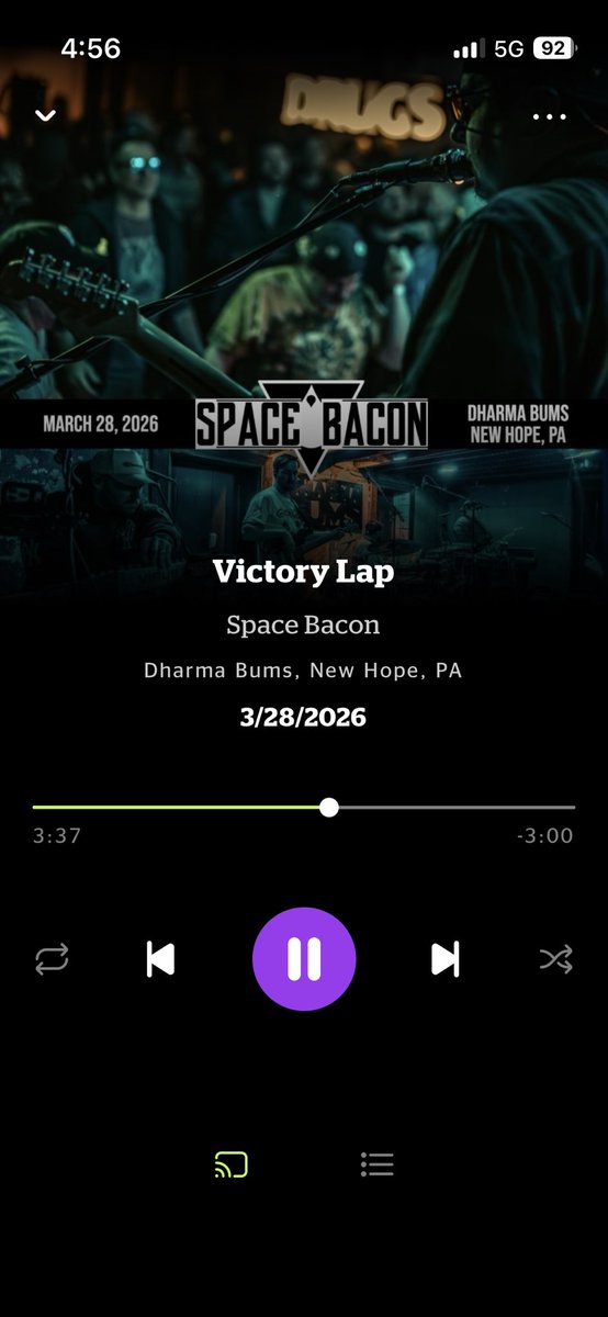 While the Biscuits struggle to get their shot together <a href="/SpaceBaconMusic/">Space Bacon</a> is dropping heavy metal Fred again flips