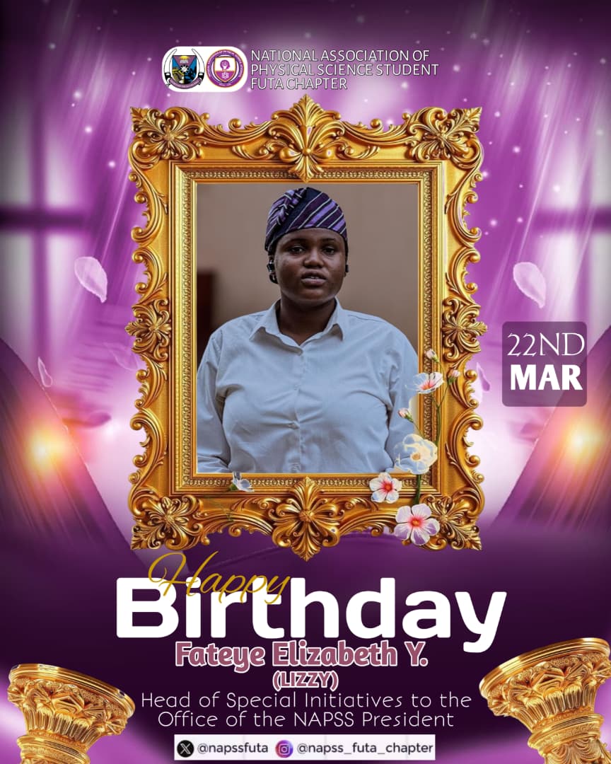 NAPSS FUTA CHAPTER tweet media