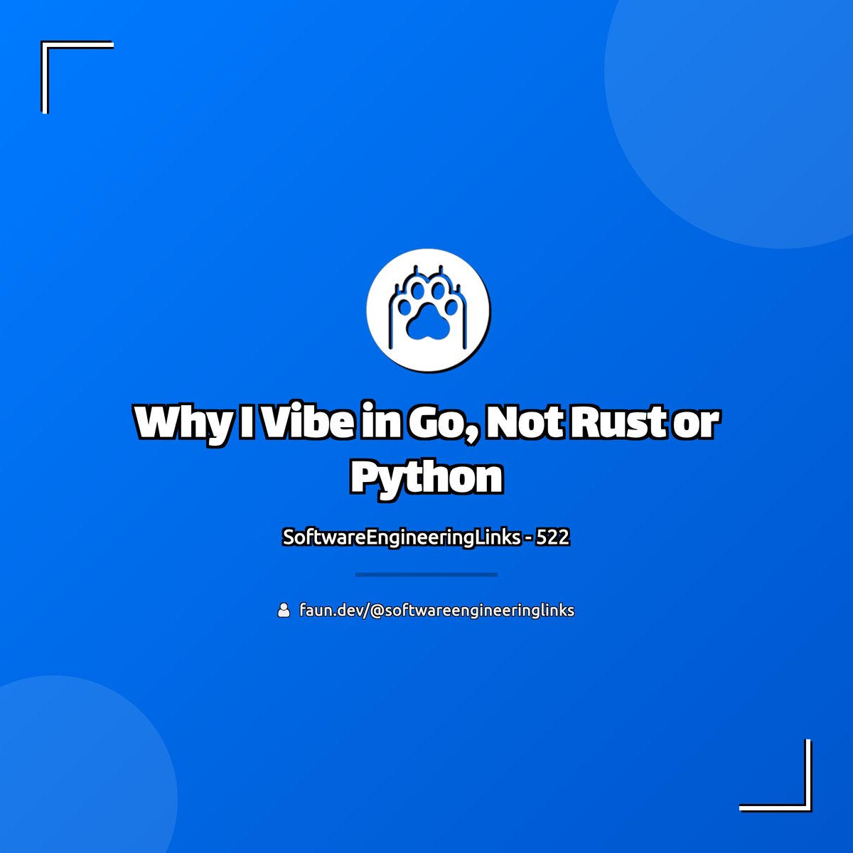 🐾 FAUN.dev() tweet media