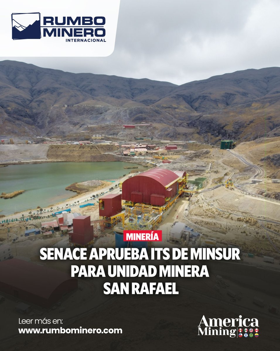 rumbominero's tweet photo. ⛏️📄 @SenacePeru aprueba ITS de Minsur en San Rafael.
🚀 Optimiza operaciones en Puno.
👉 https://t.co/MiACgxY6sX
#Senace #Minería #Perú #Minsur #Puno https://t.co/ywwlo2Ixli