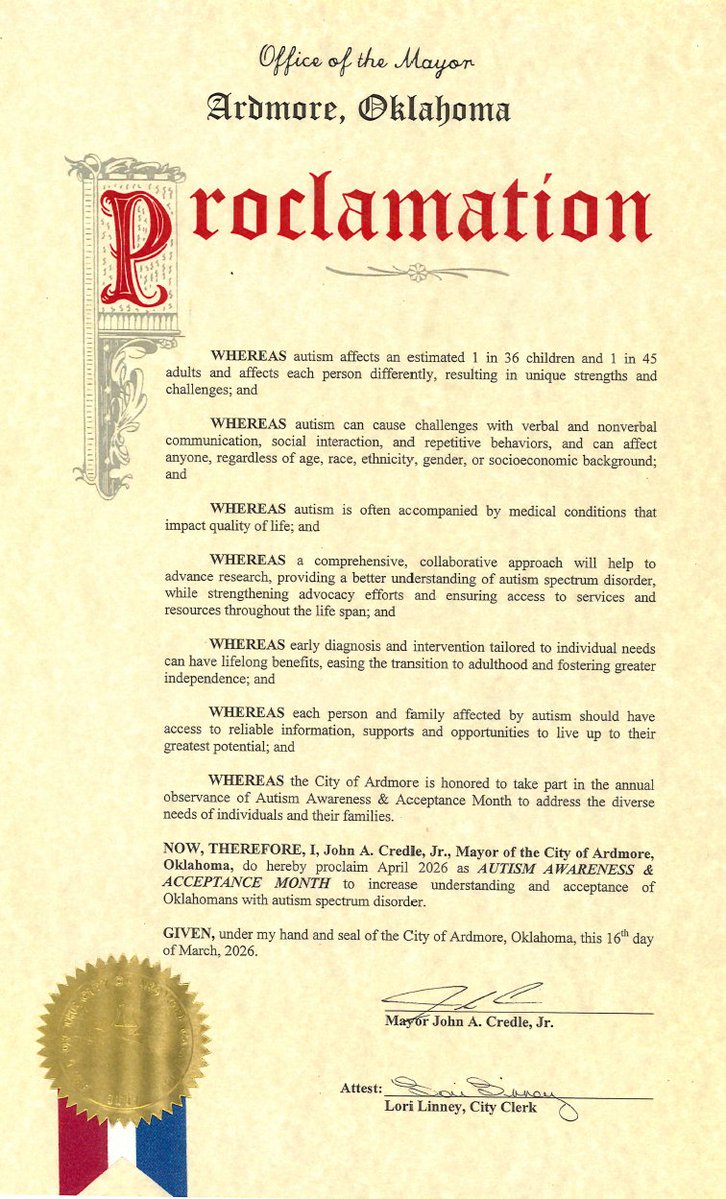 Autism Foundation of Oklahoma tweet media