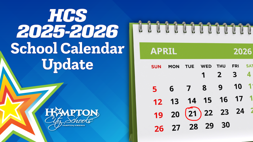 HamptonCSchools's tweet photo. 𝗛𝗖𝗦 𝗖𝗮𝗹𝗲𝗻𝗱𝗮𝗿 𝗨𝗽𝗱𝗮𝘁𝗲: Due to the April 21 special election, 23 schools will serve as polling sites. HCS will observe a student holiday using a banked instructional day. Students do not report. All staff will work their regular in-person schedule. https://t.co/oHOEKz0wWl