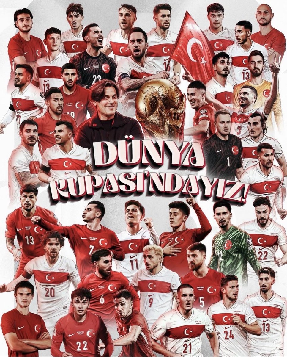 24 yıl aradan sonra dünya kupasındayız.! Tebrikler milli takım tebrikler 👏🏽#BizimÇocuklar 🇹🇷🇹🇷🇹🇷