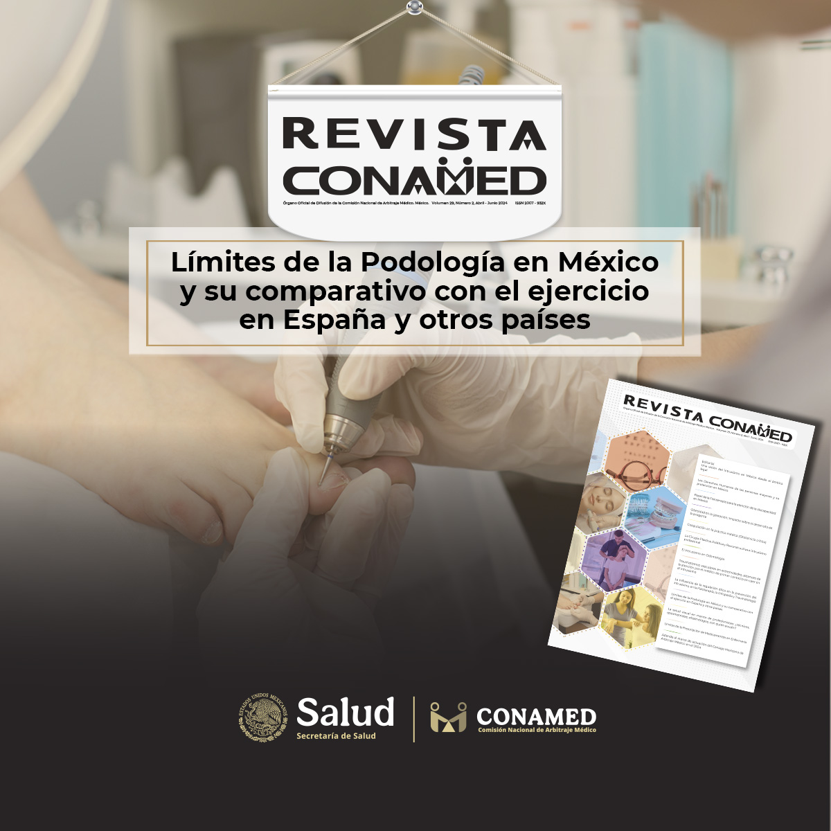 CONAMED_SALUD's tweet image. 🦶El cuidado de los pies también es #salud… pero con límites claros.

📄Este artículo analiza el papel de la #podología en México y la importancia de una adecuada regulación para garantizar una atención segura y de calidad.

📖Consulta el artículo: bit.ly/3zRH8xP
