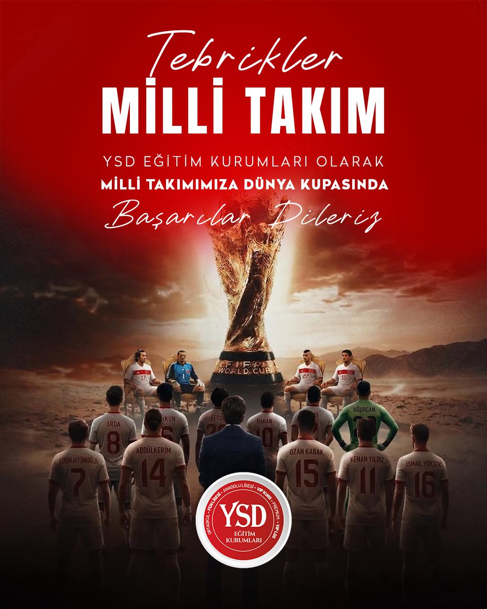 ysdkolejii's tweet photo. Dünya Kupasındayız. https://t.co/YypC8XQ1EP