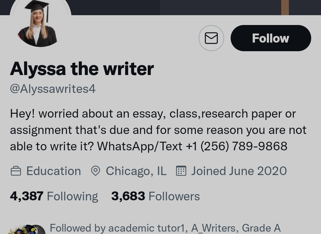 Assignment3510's tweet photo. Worried About Assignments? We Handle It All – DM Us
Discussion post
Finals
Case study
Essay help
Sociology
Biology
Coursework
Dissertation
PowerPoint
Human resource
Statistics
#collegefreshman #Finals #camp #ASUTwitter #Aleks #FriendlyRivalry #topservice https://t.co/oywRRz41KI