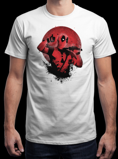 "Red Sun Merc" is today's tee on qwertee.com RePost for a chance at a FREE TEE!