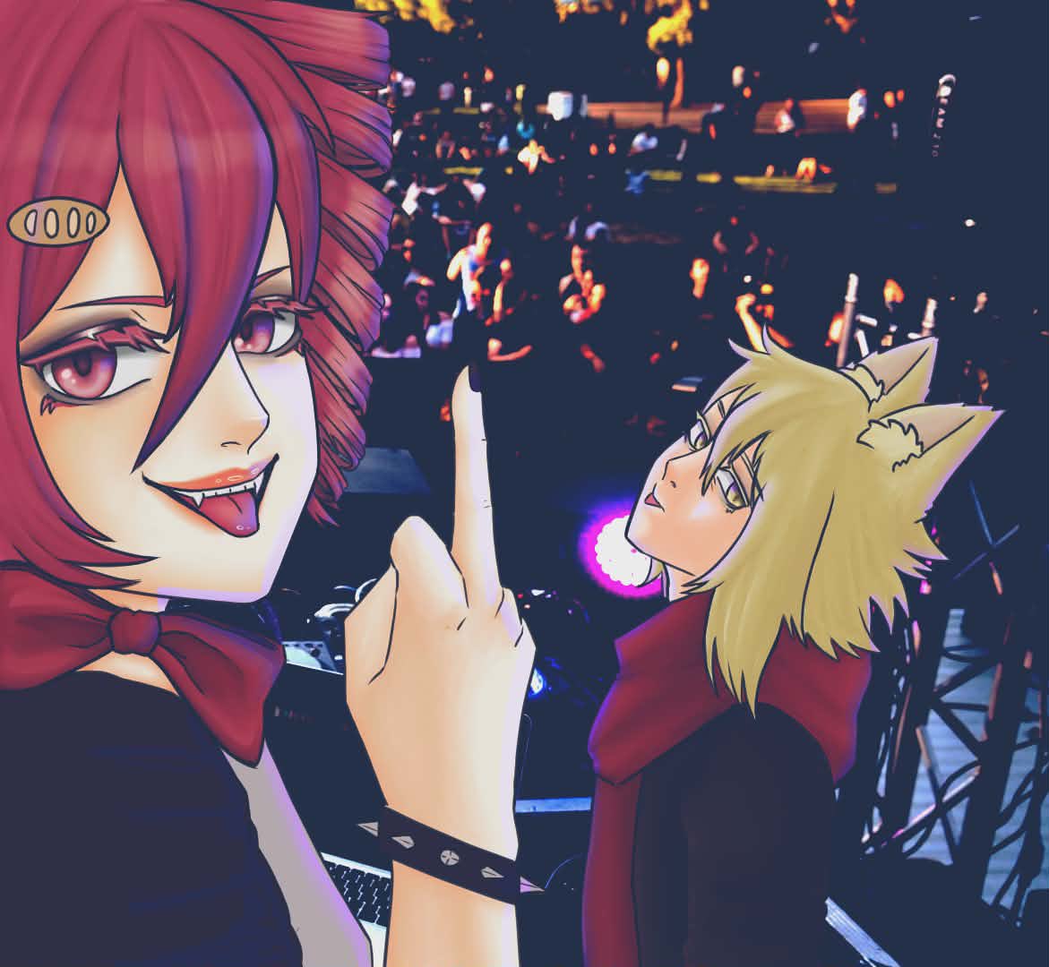 VeeCrys's tweet photo. Drew a picture of #teto  and @Toasterctrdge bout to drop the new tetocrtrdge, rock on https://t.co/Qyuvp2Gim3