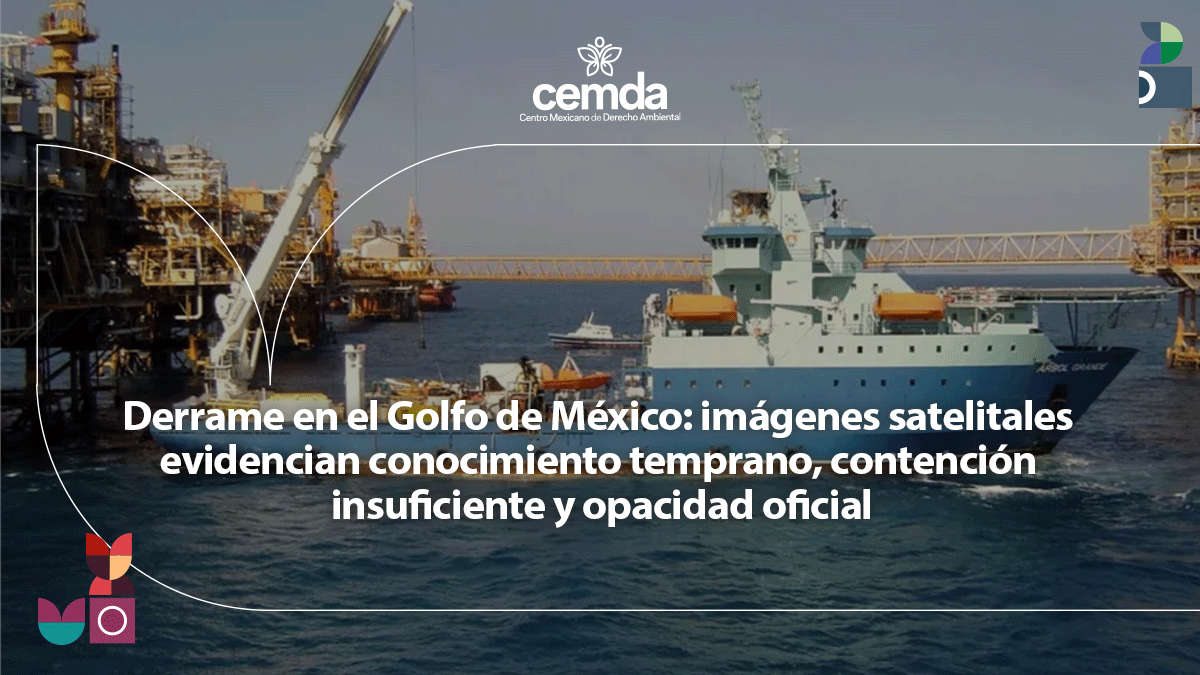 📷 Derrame en el Golfo de México. La evidencia más reciente revela que el derrame de petróleo en el Golfo de México comenzó desde febrero, no en marzo como afirmó el gobierno.  No es solo una omisión:
es una negligencia con consecuencias graves para las comunidades costeras, que