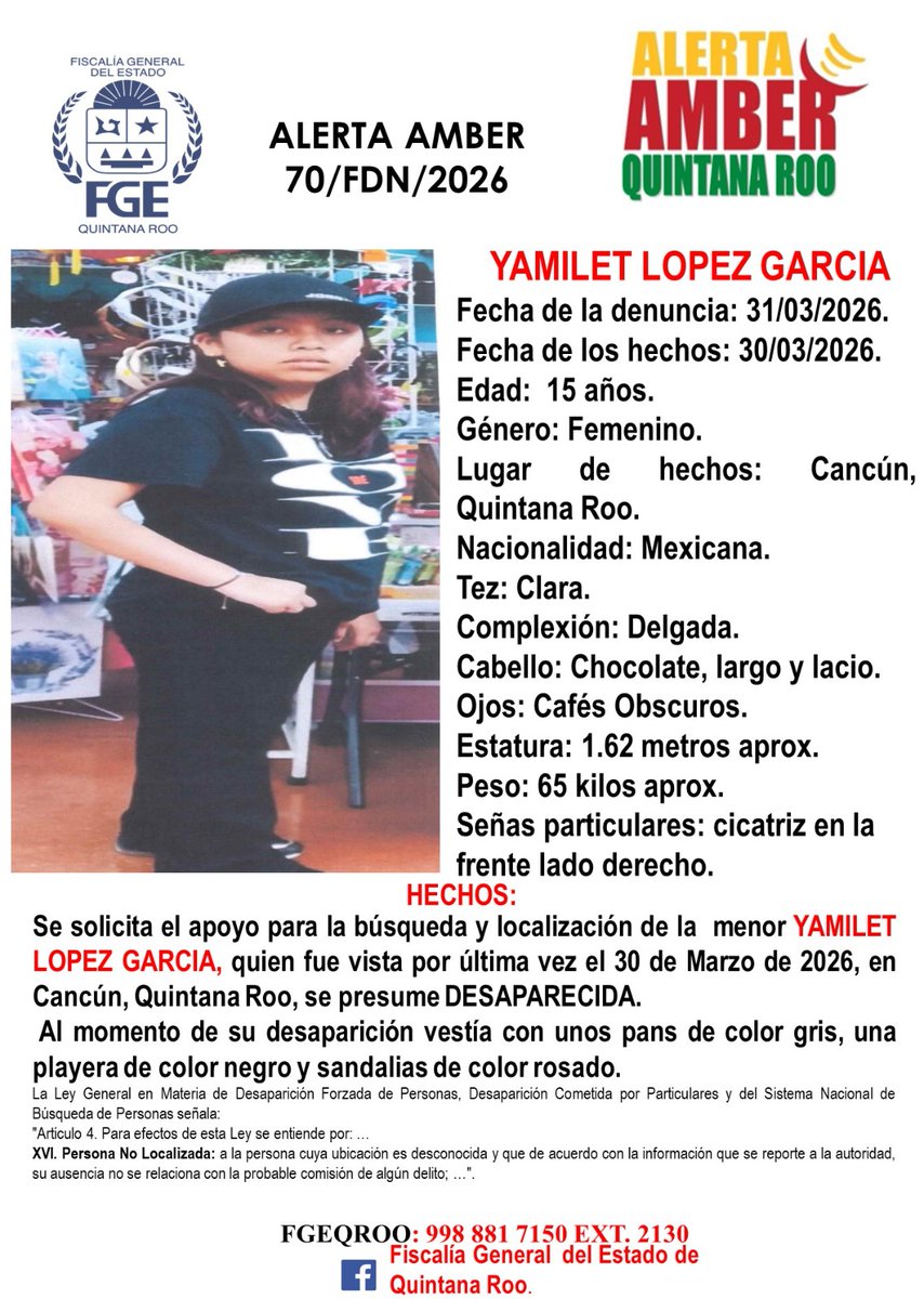 Fiscalía General del Estado de Quintana Roo tweet media