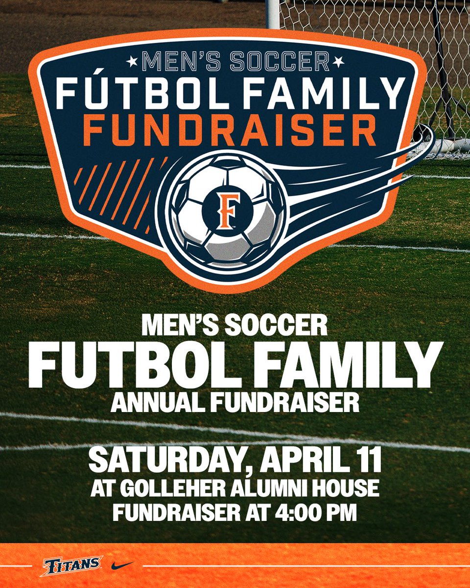 FullertonMSOC's tweet photo. Join us Saturday, April 11 for the Futbol Family Fundraiser!

Register ⬇️
https://t.co/P4VY8Nqu4B

#TusksUp https://t.co/OSs3j9b2jw