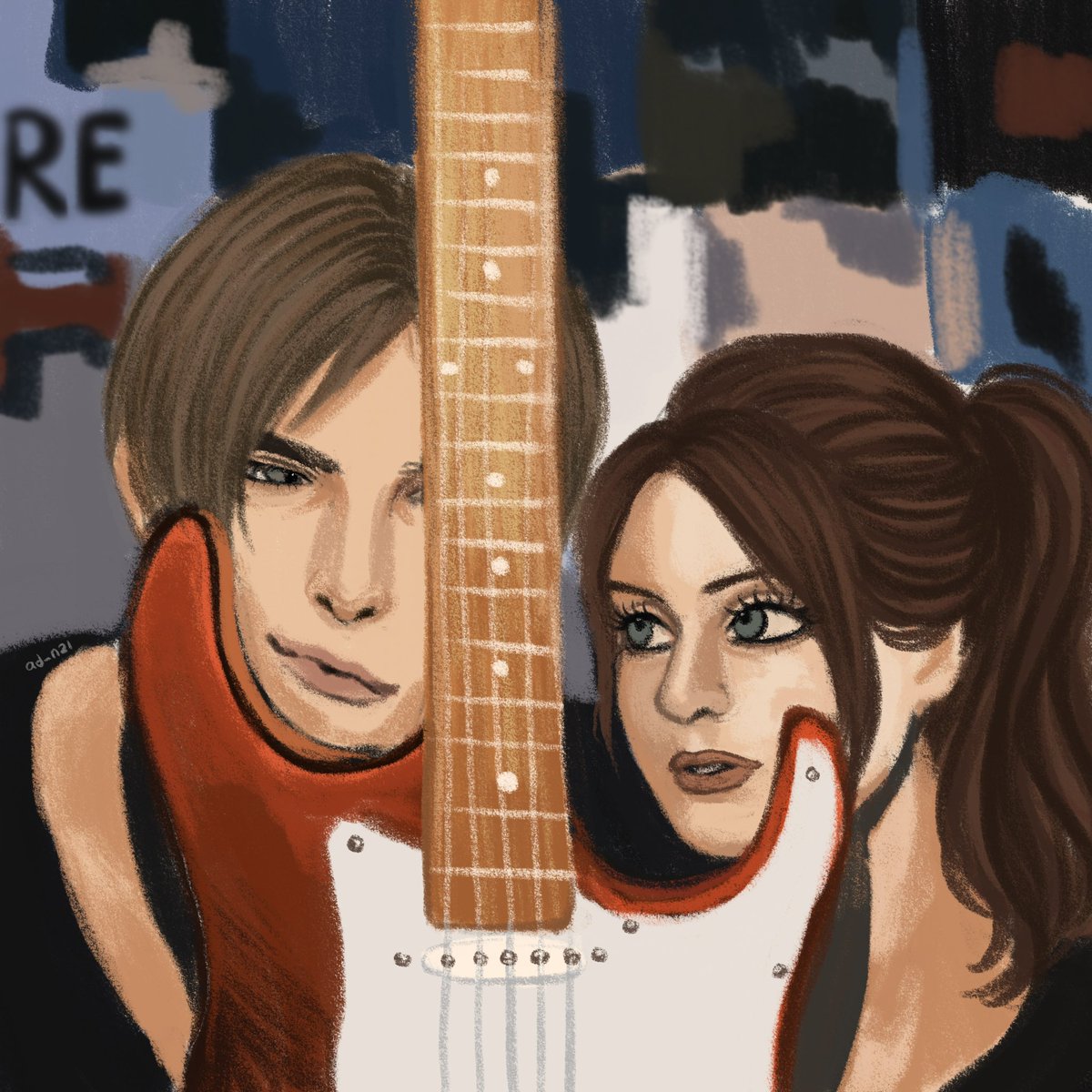 ad_n211's tweet photo. #cleon #claireredfield #leonkennedy https://t.co/h7oFhkgVCl