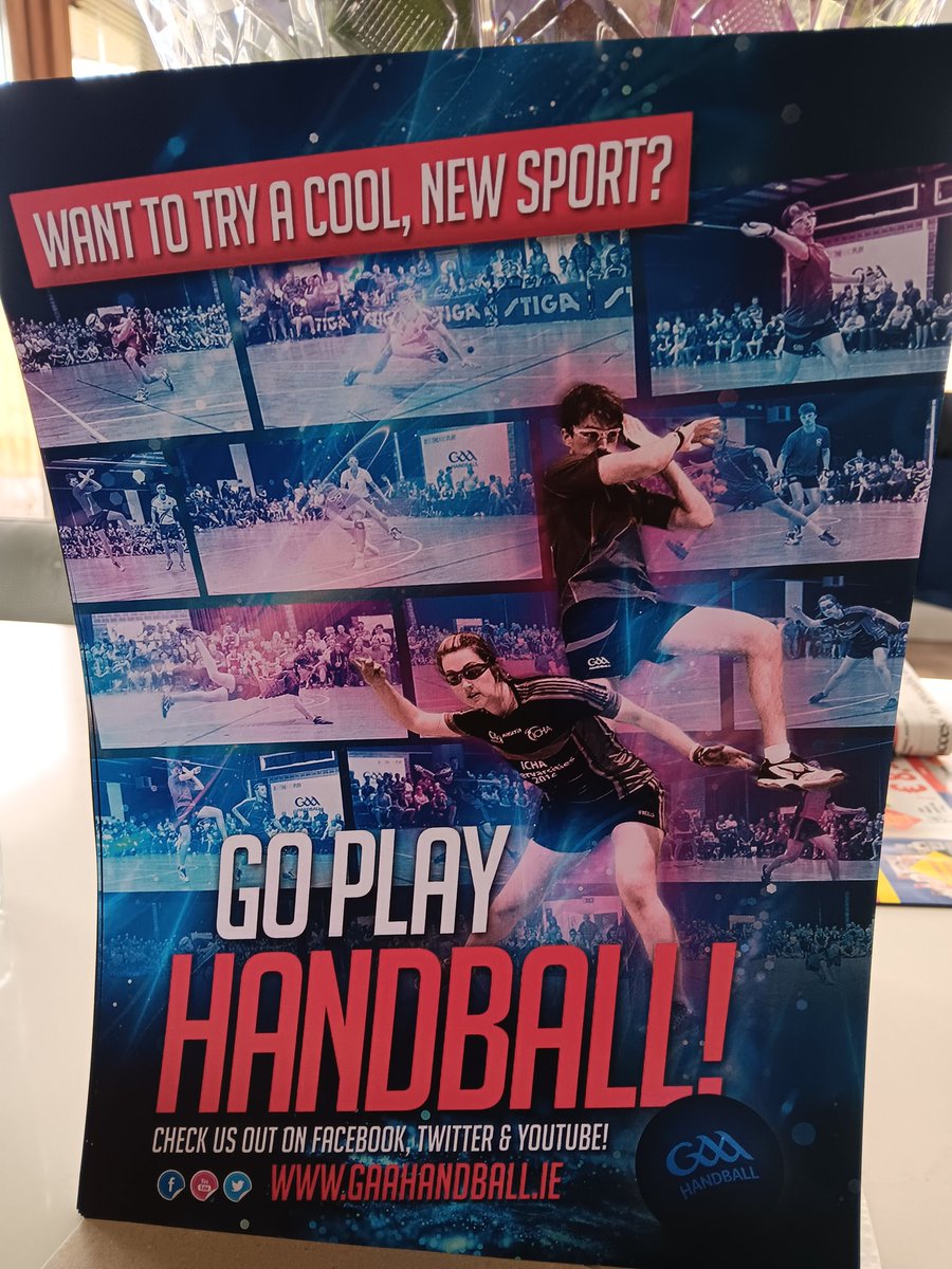 WaterfordGAACG's tweet photo. Very informative, and plenty of learnings on the courts with the fabulous new #GAAHandball walls being hugely popular, looking forward to promoting the game across @CnamB_Waterford level throughout the county after the Easter ๐ฃ holidays, so watch this space! @cnambnaisiunta https://t.co/xsyT5v9Rdr