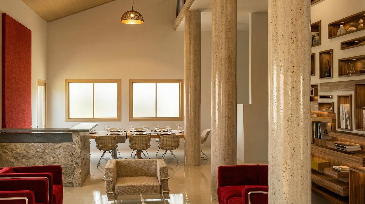 Jeosiene's tweet image. Surf House is an architectural project from academic years, featuring a digital model enhanced by AI.
​The workflow integrates physical modeling, Revit, and Artificial Intelligence.
​#Multiverse #Architecture #DigitalModel #DigitalRepresentation #Workflow