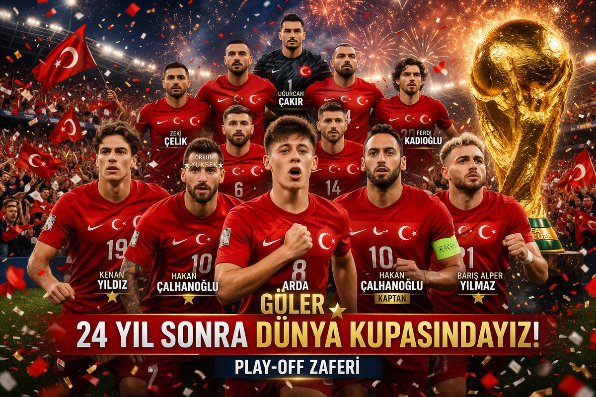 sinangumus06's tweet photo. 24 yıl sonra yeniden sahnedeyiz!
Bu sadece bir galibiyet değil, bir neslin hayalinin geri dönüşü. 🇹🇷
Gurur duyuyoruz #BizimÇocuklar https://t.co/sm12PKY7Uu