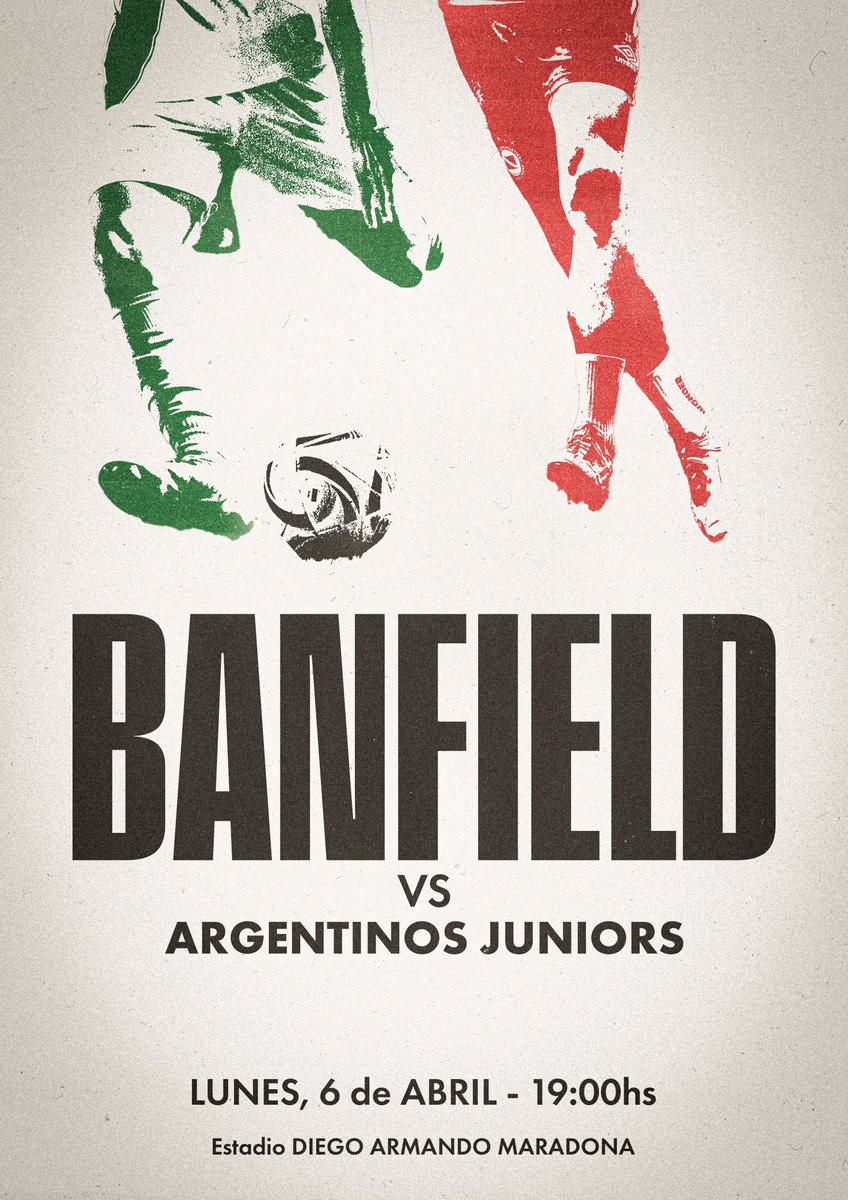 Banfield vs. Argentinos Juniors.

Torneo Apertura. 2026.