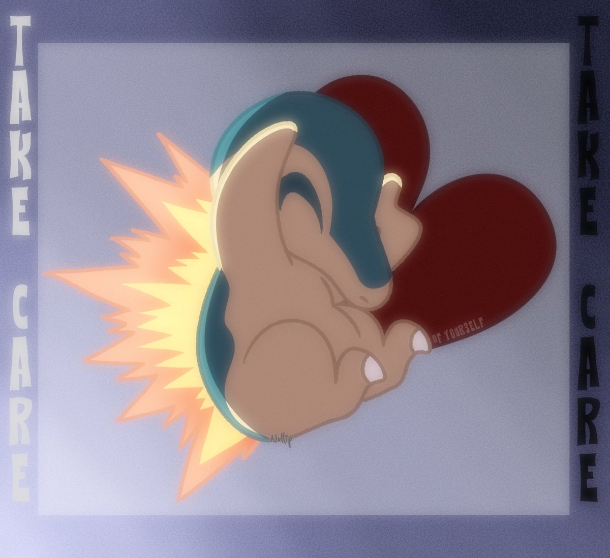 Today was very eventful, don't forget to look after yourself even if it means taking a step back and trying to breathe for a moment ❤️❤️
Also <a href="/SomeMortydude/">个 ƧσmεMσятyƉᵾ∂ε</a> here is your Cyndaquil ❤️ Thank you so much again! ❤️❤️❤️❤️❤️