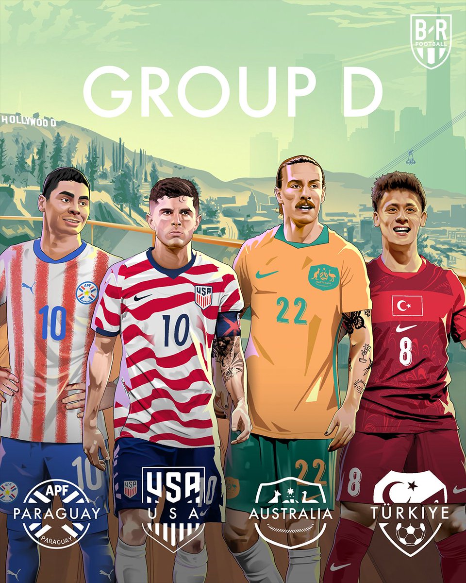 brfootball's tweet photo. Türkiye qualify for the World Cup and join co-hosts USA, Paraguay and Australia in Group D 🍿 https://t.co/hDaDodRuQK