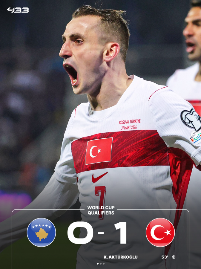 DEGGxi's tweet photo. BREAKING🚨

🇹🇷 Turkiye just kwalified for the World Cup and defeated Kossovo 🇽🇰, Twitter is Crashing RN!! https://t.co/pcequO5sJT