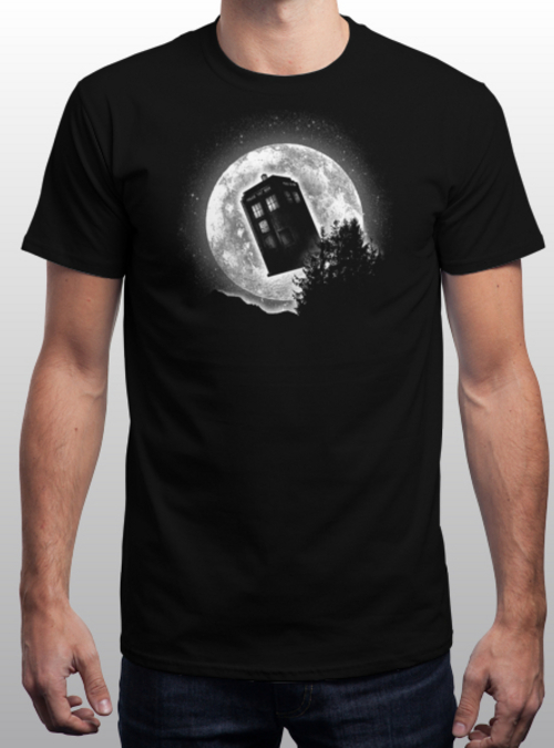 "Moonlight Time Machine" is today's tee on qwertee.com RePost for a chance at a FREE TEE!