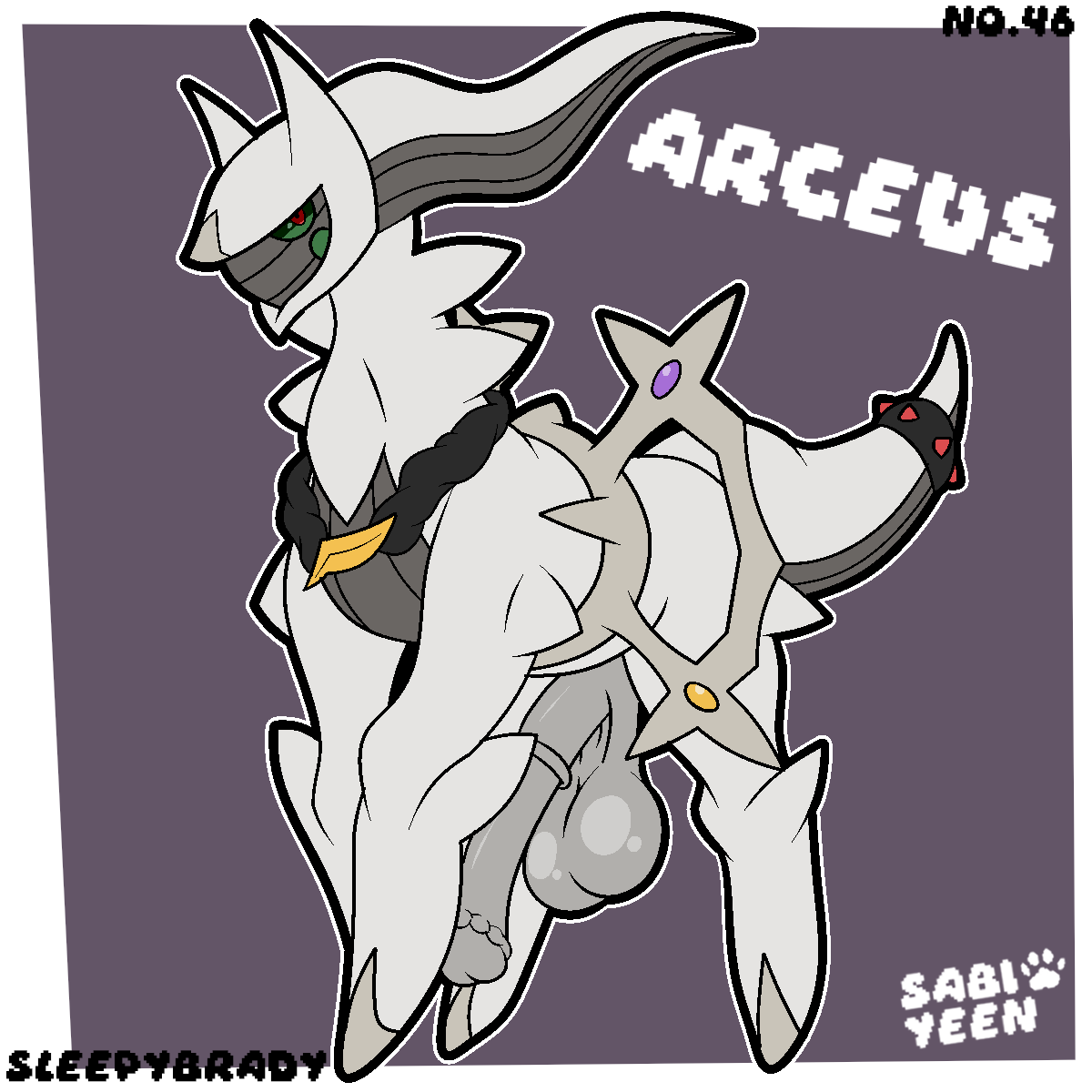 Sabi_ElPulgas's tweet photo. Artpack "seductive pokemon"
No. 46 Arceus https://t.co/KHVt5FjRaS