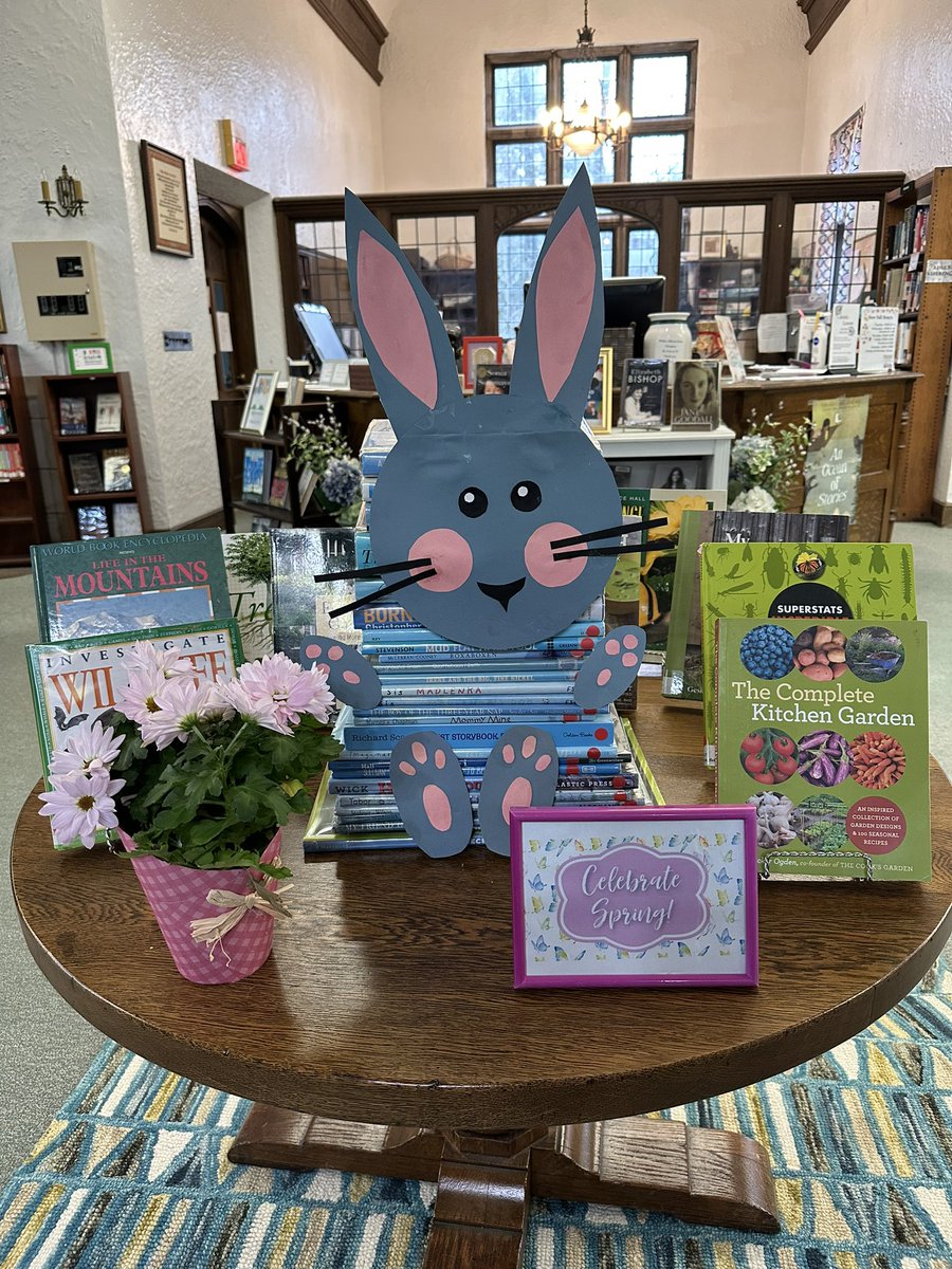 Check out our display of books to get you thinking about Spring!