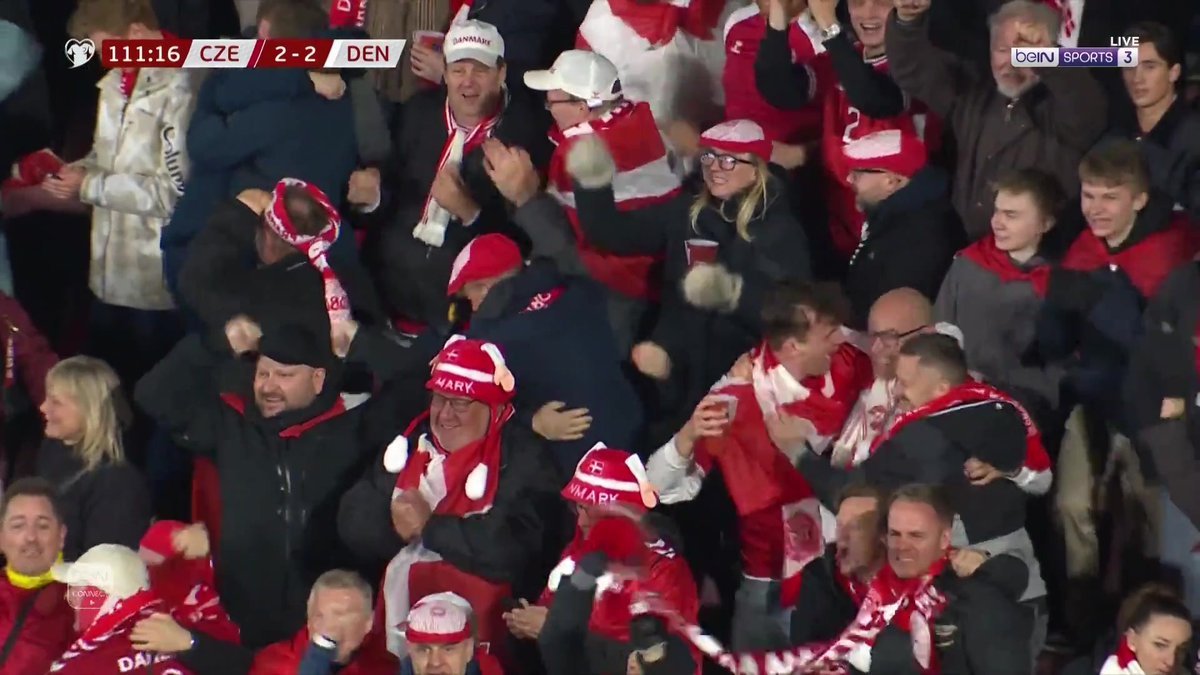 الإثارة مستمرة في مواجهة تشيك والدنمارك 