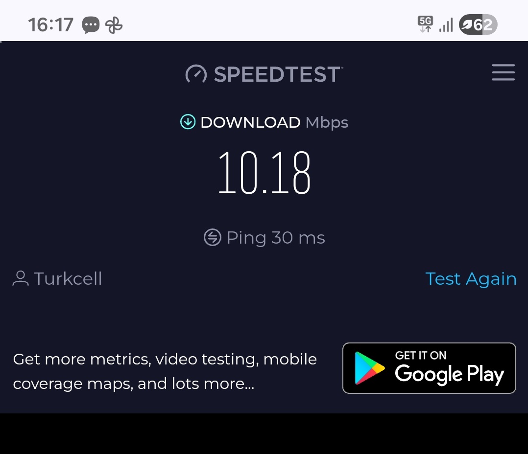 snrxlr's tweet photo. @webtekno Maltepe Cevizli - Turkcell 10mbps https://t.co/njuhuWhZs4