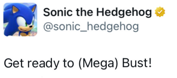 Why did the Sonic Twitter account Say this?