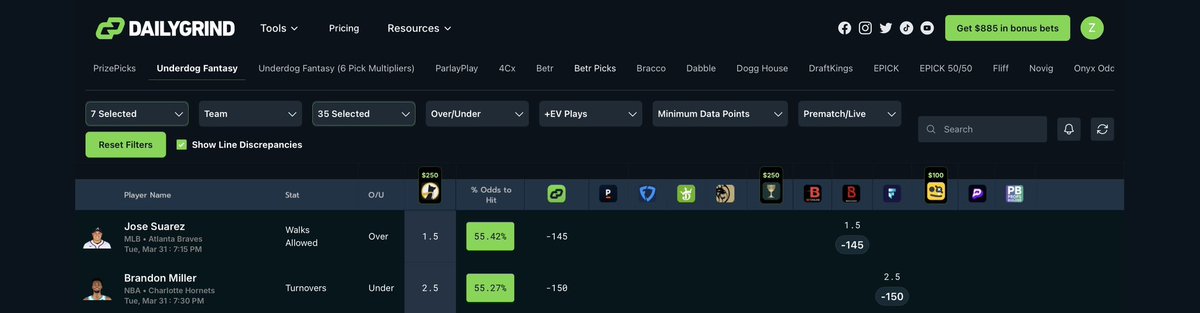 Thecoachcapper's tweet image. MLB + NBA Combo 

Underdog Play 

📊- @DGFantasy 

Copy the link in the comments to get that 30% boost as well! 

Let’s take this slip to the register 

#Underdog #DFS #GamblingTwiiter #SportsBetting