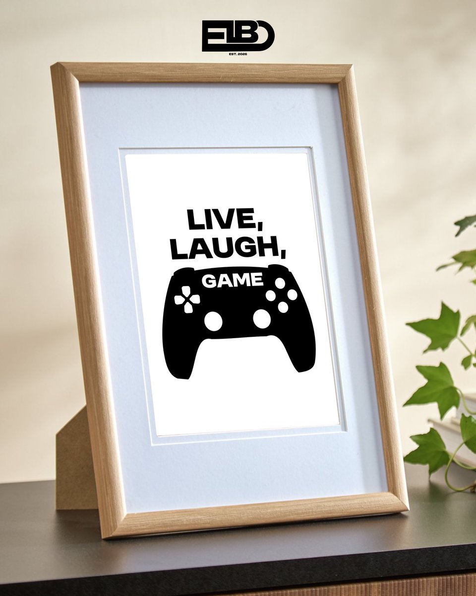 Elbo_Art's tweet image. “Live, Laugh, Game” Printable Wall Art now available to purchase below:

etsy.com/uk/listing/448…

#gaming #etsy #wallart #homedecor #art #gamer #videogames