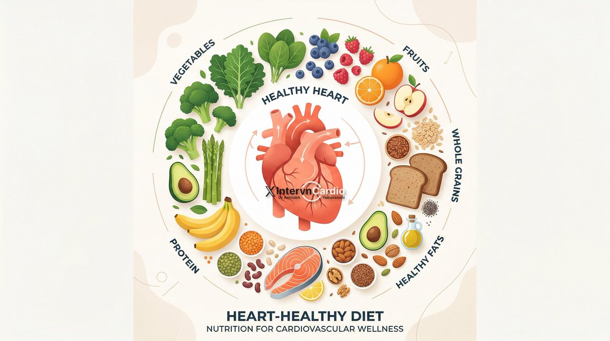 IntervnCardio's tweet image. 𝟏/𝟗 🚨
𝗕𝗥𝗘𝗔𝗞𝗜𝗡𝗚: The American Heart Association just dropped their 2026 dietary guidelines—and they're game-changing for cardiovascular health.

Here are the 9 features of a heart-healthy diet you need to know 🧵👇

#HeartHealth #Nutrition