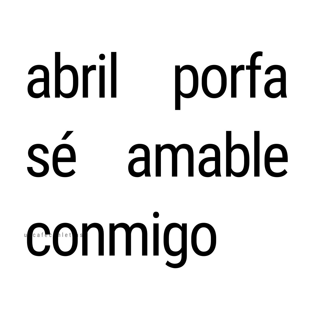 Un café con letras tweet media