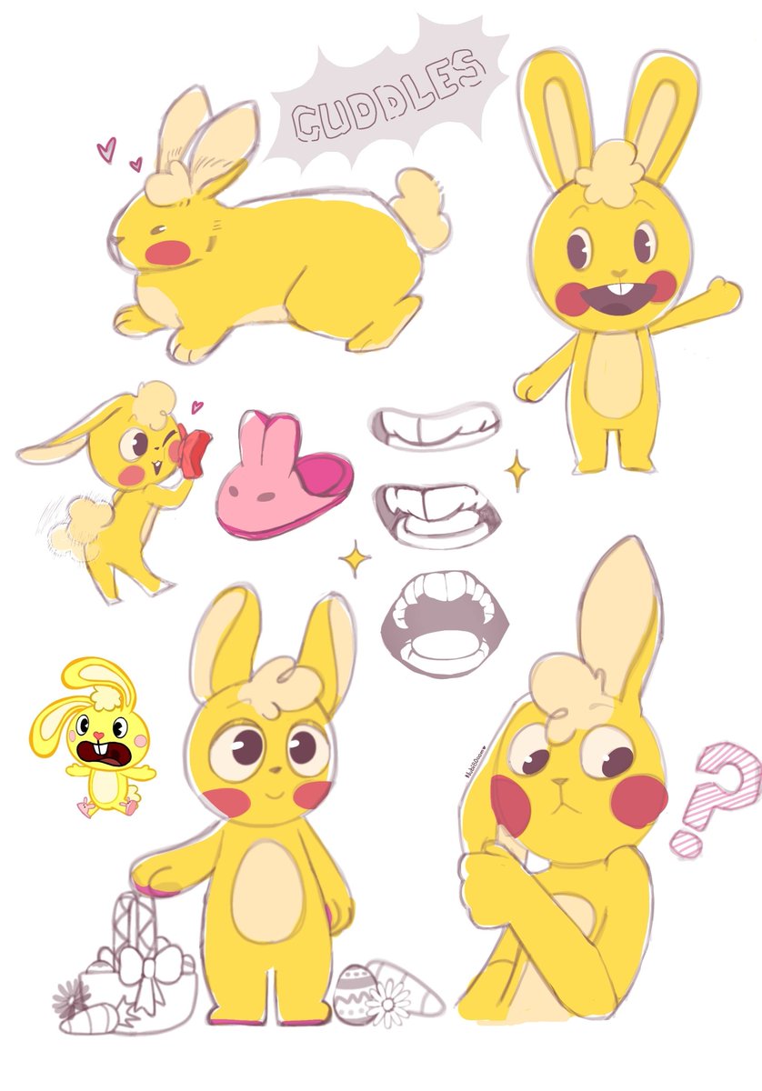 Lansky610589671's tweet photo. Trying different expressions and poses with Cuddles π°β¨
Just exploring the character and having fun.
#HappyTreeFriends #HTF #Cuddles #HTFArt #FanArt #AnimationArt #Sketch https://t.co/v850JycOj5