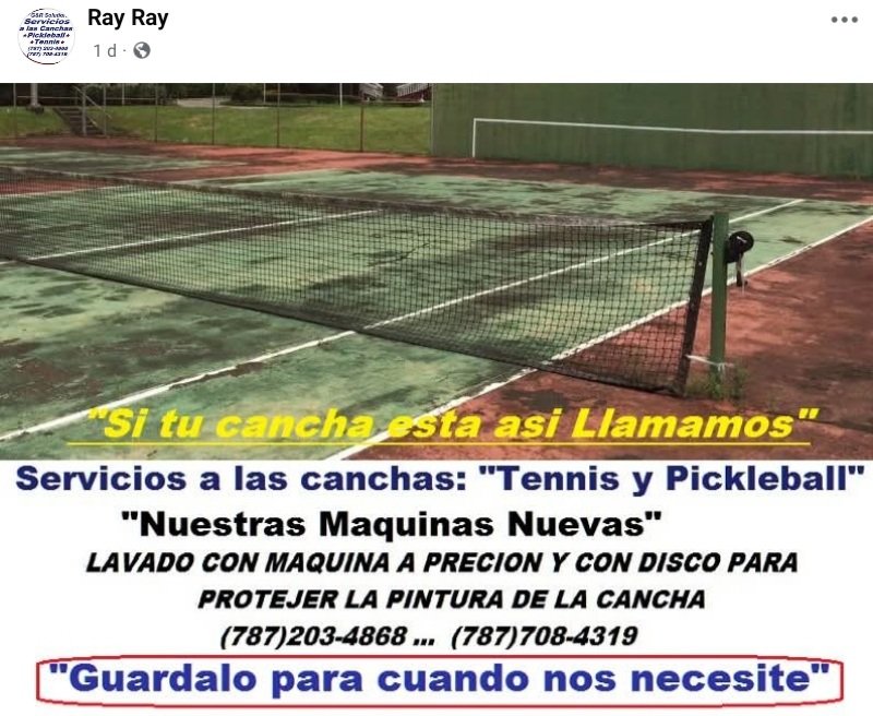 G&R Reparacion Canchas pickleball y Tennis (@negociosrbc) on Twitter photo 