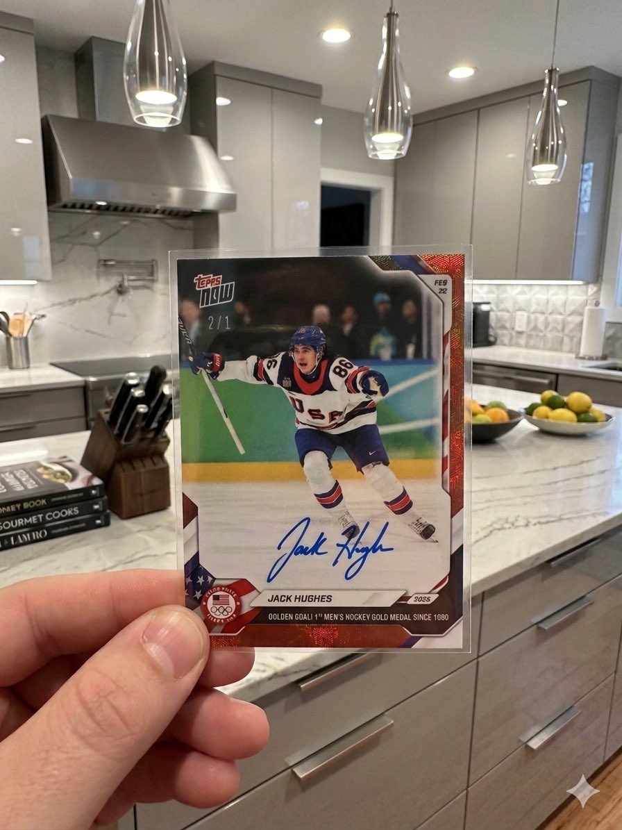 Tjernlund's tweet photo. @4040eth @CardPurchaser @Topps Yeah very thankful I sniped this https://t.co/d3e746V1cU