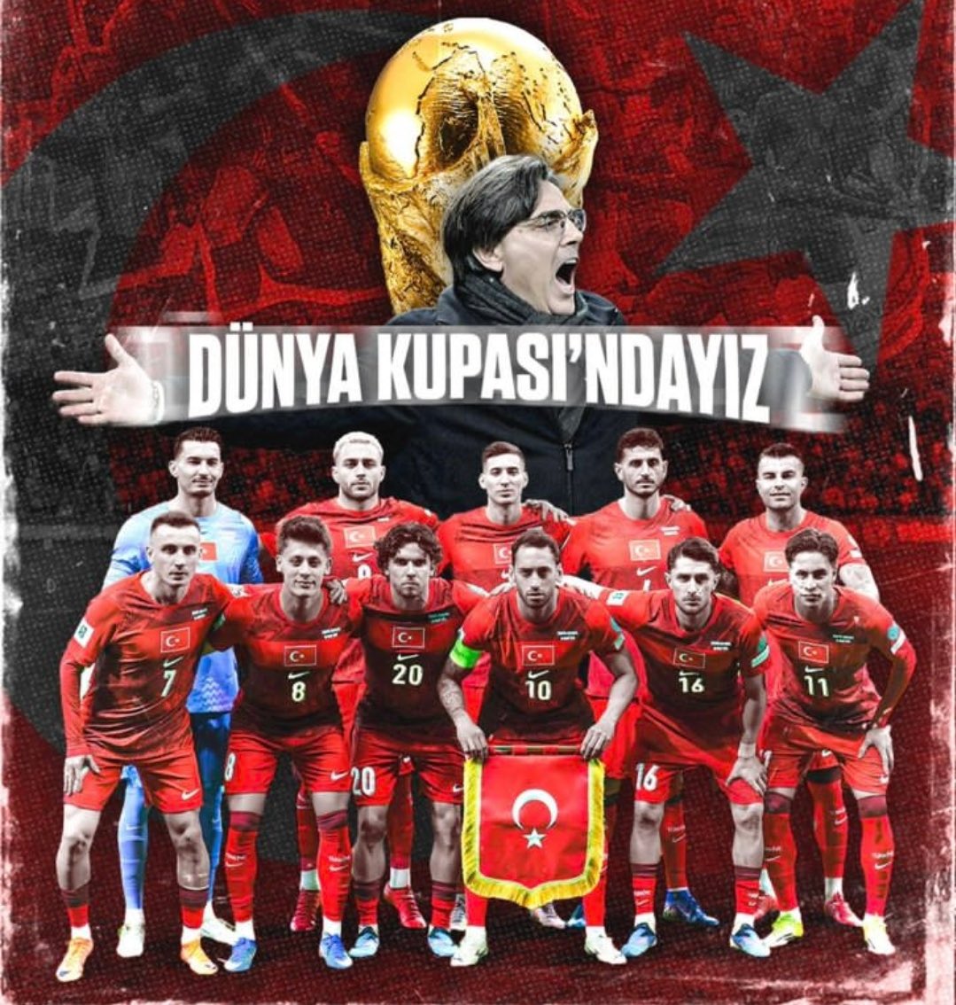 cftcblnt's tweet photo. Kosova'yı 1-0 yenen A Milli Futbol Takımımız, 24 yıl sonra Dünya Kupası'na katılmayı başardı!  

Aziz milletimize bu gururu yaşattığınız için çok teşekkürler. Tebrikler! 
#BizimÇocuklar 👏🇹🇷🇹🇷 https://t.co/y5Q7hLMGLF